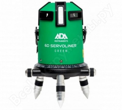 Ada лазерный нивелир 6d servoliner green а00500