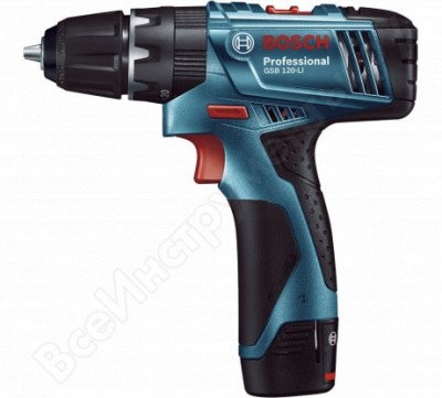 Bosch аккумуляторный шуруповерт c функцией удараgsb 120-li 06019g8100