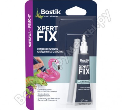 Bostik xpert fix клей для мягких пластиков 12мл 30611886