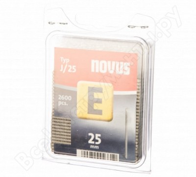 Novus гвозди 2600 шт. для степлера,1,20x2x25 мм; j/25 044-0086