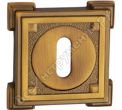 Декоративная квадратная накладка под сувальдный ключ RENZ OB 19 CF