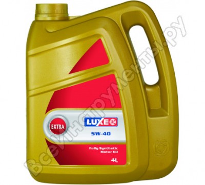 Luxе моторное масло  extra синтетика 5w40 sm/cf 4л