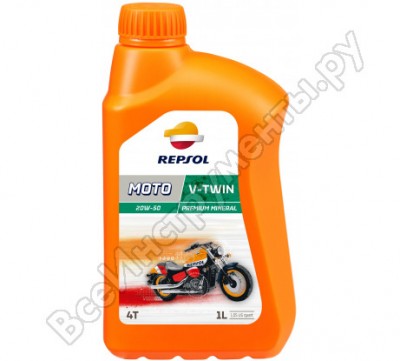 Repsol rp moto v-twin 4t 20w50 1l масло моторн. 6022/r