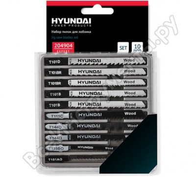 Hyundai пилки для л-ков н-р /10шт/ дер/пл /40/160/ 204904