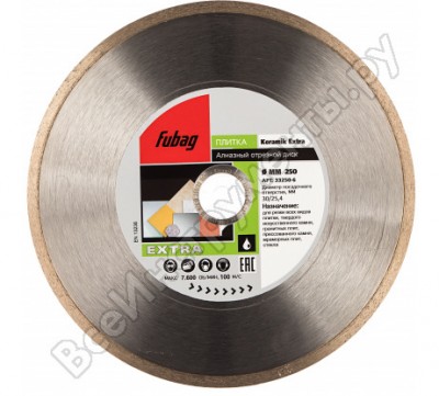 Fubag алмазный диск keramik extra_ диам. 250/30/25.4 33250-6