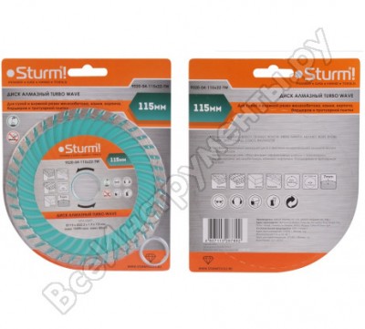 Sturm алмазный диск 9020-04-115x22-tw