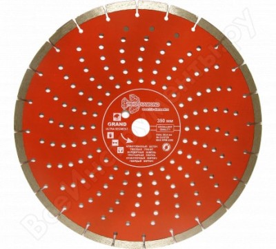 Сегментный отрезной алмазный диск TRIO-DIAMOND Grand hot press GUS729 GUS729