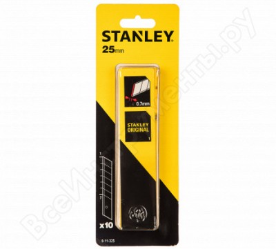Stanley лезвия для ножа 25mm, 10 шт. упак. 0-11-325
