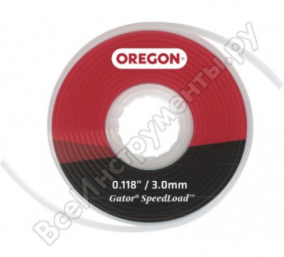 Oregon леска gator speedload большая, 3 диска x 3 мм x 5.52 м = 16.56 м 24-518-03