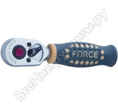 Force 802219 1/4 трещотка с короткой ручкой