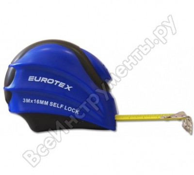 Eurotex рулетка с нейлоновым покрытием ленты 3м х 16мм 050115-003-016