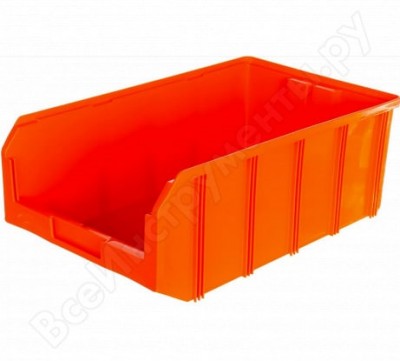 Gigant пластиковый оранжевый ящик 502x305x184мм v-4