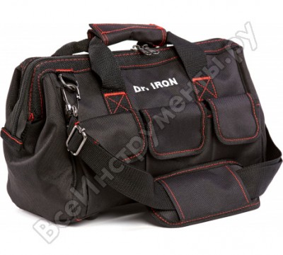 Dr. iron dr1020 сумка для инструмента с ремнем 320x180x220 мм dr1020
