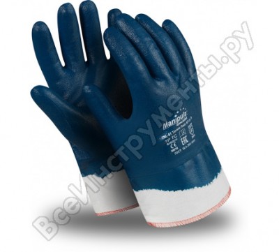 Manipula specialist перчатки техник лайт кп, /tnl-51/, крага, полный облив, 8 пер 672/8