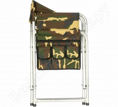 Следопыт кресло складное 595х450х800 мм, с карманом на подлокотнике, алюминий pf-for-aks02