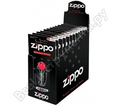 Zippo кремний 2406n для зажигалки 6 шт в блистере 2406n