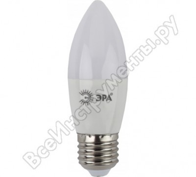 Эра лампа светодиодная eco LED b35-10w-840-e27 диод, свеча,нейтр б0032965