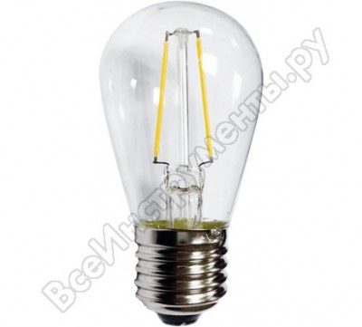 Neon-night декоративная ретро-светодиодная лампа-шар e27 2w 230в 3000к теплый белый 601-801