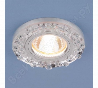 Elektrostandard светильник встраиваемый 8260 mr16 sl / зеркальный/серебро a030595