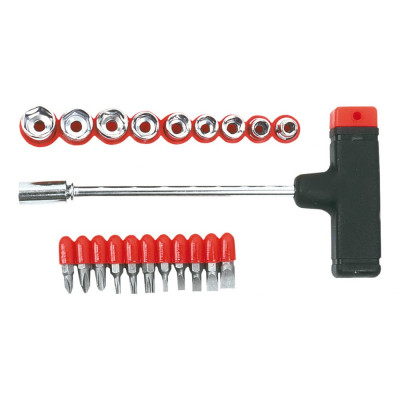 Top tools насадки и сменные головки с держателем, набор 21шт. 39d385
