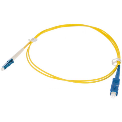 Nikomax шнур волоконно-оптический, переходной, желтый, 1м nmf-pc1s2c2-scu-lcu-001