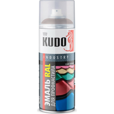 Kudo эмаль для металлочерепицы ral 8017 шоколадно-коричневый ku-08017r
