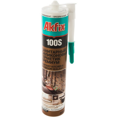 Санитарный герметик для кухни и ванной Akfix 100S SA031
