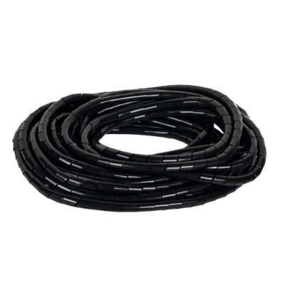Nikomax лента спиральная для организации и защиты кабельных пучков, черная, 10м nmc-swb15-010-bk