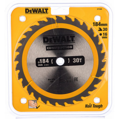 Пильный диск Dewalt DT1940 CONSTRUCT