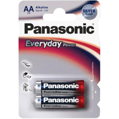 Батарейка Panasonic Everyday Power Standard LR6 AA 1.5В бл/2 щелочная 5410853024705