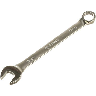 Topex комбинированный ключ, сталь crv, эллиптический 35d710