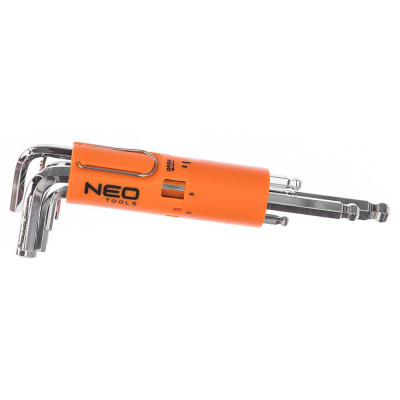Neo ключи шестигранные, 2.5-10 мм, набор 8 шт 09-513