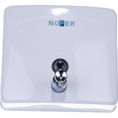 Nofer диспенсер для мыла из стали белый 1400 мл. квадратный 03004.w