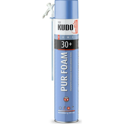 Всесезонная полиуретановая монтажная пена KUDO HOME 30+ KUPH10U30+