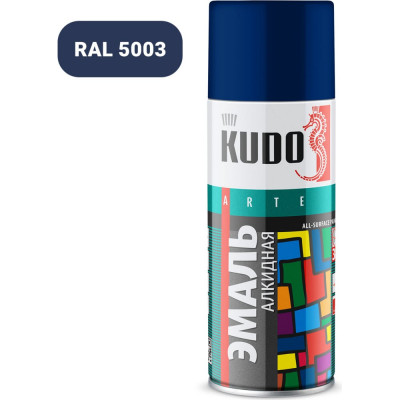 Kudo эмаль универсальная темно-синяя ku-10113