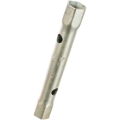 Topex ключ торцевой двухсторонний 16x17 мм, шестигранное сечение с отверстиями 35d935