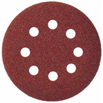 Klingspor шлиф-круг на липучке для обработки древесины/металла с отверстиями ф125мм р60; 8 отв 89488