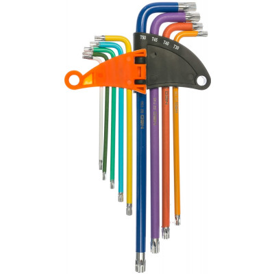 Neo tools ключи шестигранные torx, t10-t50 мм, набор 9 шт. 09-518