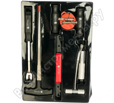 Эврика набор для демонтажа стекол нож, струна, держатели, шило, съемник пистонов er-86079