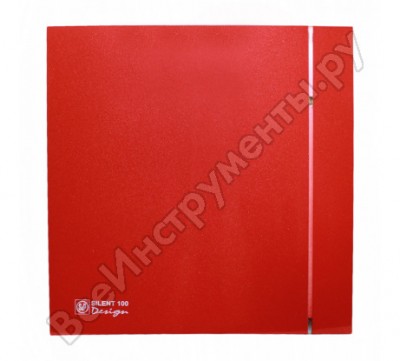 Soler&Palau вентилятор silent-100 crz red design-4c re 03-0103-179