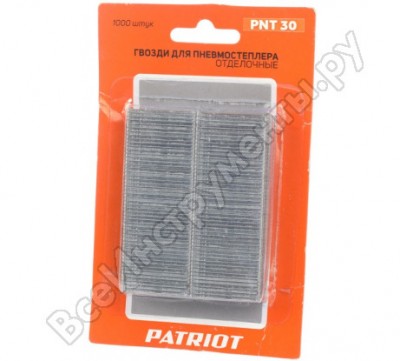 Patriot гвозди для пневмостеплера отделочные pnt 30 16 тип 830902150
