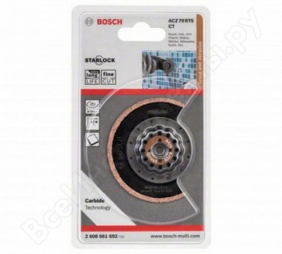 Bosch сегментированный пильный диск hm-riff 2608661692