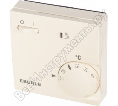 Eberle терморегулятор 6202 с выкл и индикатором e6202