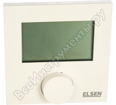 Elsen термостат комнатный 230 в монтаж-наружный nc ets230