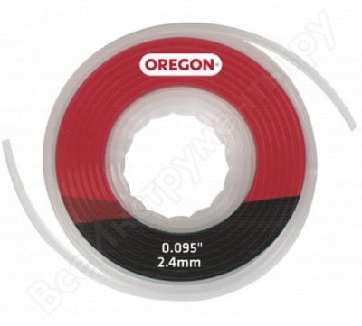 Oregon леска gator speedload малая, 3 диска x 2,4 мм x 3,86 м = 11,58 м 24-295-03