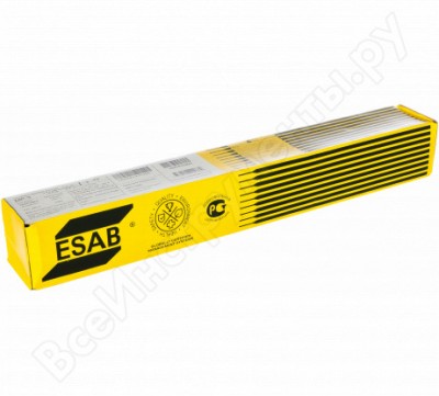 Esab электроды мр-3 ф 4,0 мм, пачка 6,5 кг эсаб св000009468