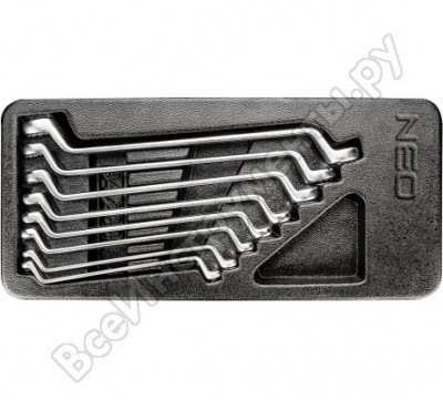 Neo tools ключи накидные изогнутые, 6 - 22 мм, 8 шт. 84-233