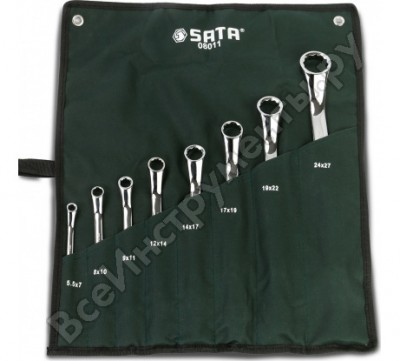 Sata набор накидных ключей из 8 предметов метрический 08011