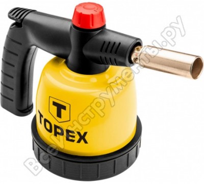Topex газовая паяльная лампа на газовые картриджи 190 г 44e140