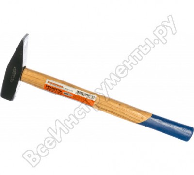 Santool молоток 500 гр немецкого типа деревянная ручка квадратный боек 030811-050